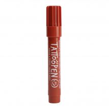 Nailmatic - Tattoopen Feutre Tatouage Temporaire Marron - Marron Brun - Couvrance Moyenne - Sans Paraben - 2.5 g