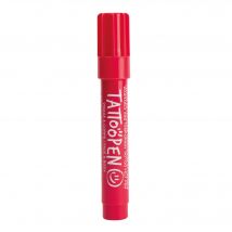 Nailmatic - Tattoopen Feutre Tatouage Temporaire Rouge - Rouge - Couvrance Haute - Sans Paraben - 2.5 g