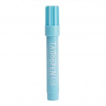 Nailmatic - Tattoopen Feutre Tatouage Temporaire Bleu Ciel - Bleu - Couvrance Haute - Sans Paraben - 2.5 g