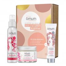 Omum - Coffret Future Maman Le Coffret Bio Qui Prend Soin Des Futures Mamans Huile Sèche + Crème De Massage + Crème Visage - Bio