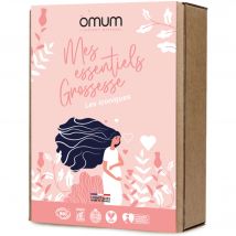 Omum - Coffret Mes Essentiels Grossesse - Les Iconiques Huile Corps, Crème Visage & Soin Intime - Bio