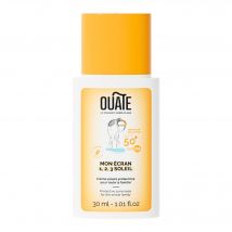 Ouate - Mon Ecran 1,2,3 Soleil Ecran Solaire Pocket Spf50 30ml - Naturel - 30 ml