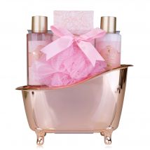 Tentation - Coffret Romantic Dreams Gel Douche, Lotion Corps, Sels De Bain & Fleur De Massage - 50 ml