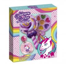 Licorne - Coffret Eau De Toilette + Palette De Maquillage Vaporisateur 50 Ml