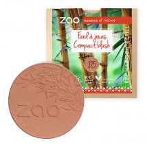 Zao Makeup - Recharge Fard À Joues Bio, Vegan Et Rechargeable Corail Doré - Bio - 9 g