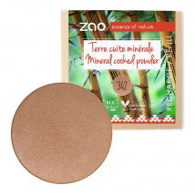 Zao Makeup - Recharge Terre Cuite Minérale Bio, Vegan Et Rechargeable Bronze Cuivré - Bio - 15 g