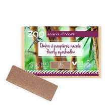 Zao Makeup - Recharge Ombre À Paupières Rectangle Nacrée Bio, Vegan & Rechargeable Bronze - Bio - 1 g