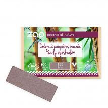 Zao Makeup - Recharge Ombre À Paupières Rectangle Nacrée Bio, Vegan & Rechargeable Rose Des Sables - Bio - 1 g