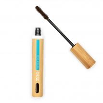 Zao Makeup - Mascara Velours Bio, Vegan Et Rechargeable Brun - Bio - 7 ml