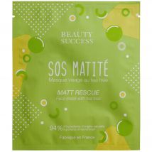 Beauty Success - Masque Monodose Sos Matité Masque Tissu Visage Sachet 20 Ml