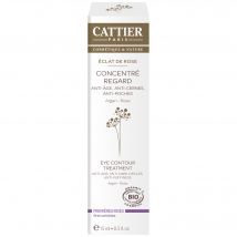 Cattier - Eclat De Rose Concentré Regard Flacon 15ml - Bio - 15 ml