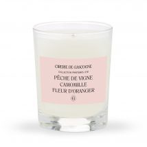 Cirerie De Gascogne - Bougie Parfumée Pêche De Vigne - Camomille -fleur D'oranger Bougie Parfumée 180gr - 180 g