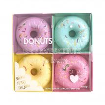 Inuwet - Coffret Donuts Fizzers Coffret Cadeau 4 Donuts Effervescents Pour Le Bain Donuts Effervescent 60g X 4