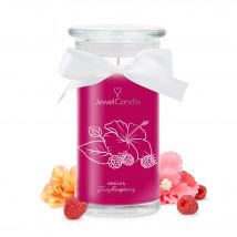 Jewel Candle - Hibiscus Raspberry Bougie Parfumée Avec Bijou En Argent Massif 925 Collier