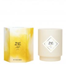 My Jolie Candle - Bougie Parfumée Avec Bijou Monoï Des Îles Bracelet Argent - Blanc - 50 g