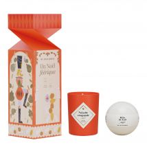My Jolie Candle - Coffret Noisette Croquante Bougie Parfumée & Boule De Bain 70g