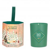My Jolie Candle - Mini Coffret La Suprise De Minuit Bougie Parfumée Sapin Givré