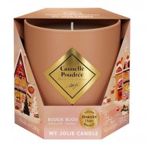 My Jolie Candle - Bougie Bijou Cannelle Poudrée 200g - 200 g