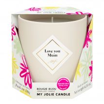 My Jolie Candle - Bougie Bijou Love You Mum Bracelet Doré 180g - Beige - Hypoallergénique - 200 g