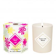My Jolie Candle - Bougie Parfumée Love You Mum Rose Du Jardin 75g - Beige - Hypoallergénique - 75 g