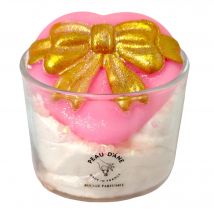 Peau D'ane - Bougie Cœur Cadeau Bougie Parfumée Fleur De Coton
