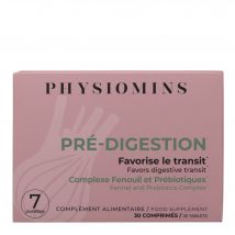 Physiomins - Pré-digestion Favorise Le Transit 30 Comprimés - Naturel