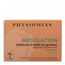 Physiomins - Régulation Déstocke & Brûle Les Graisses 30 Comprimés - Naturel