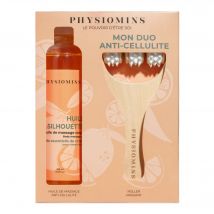 Physiomins - Coffret Mon Duo Anti-cellulite Huile Corps & Roller Massant - 50 ml