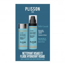 Plisson - Duo Belle Gueule Nettoyant Visage & Fluide Hydratant - Bleu - Naturel