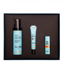 Plisson - Coffret Sweet Love Fluide Hydratant, Contour Des Yeux & Baume À Lèvres - Bleu - Naturel