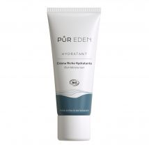 Pur Eden - Crème Riche Hydratante Peaux Normales À Sèches 40ml - Bio - 40 ml