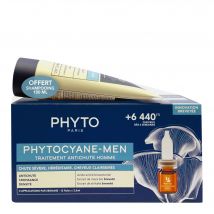 Phyto - Coffret Antichute Progressive Homme Traitement Antichute Homme & Shampooing Revigorant