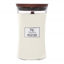 Woodwick - Thé Blanc & Jasmin Bougie Parfumée Grande Jarre