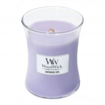 Woodwick - Lavande Relaxante Bougie Parfumée Moyenne Jarre