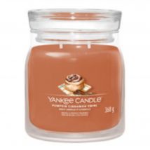 Yankee Candle - Roulé Cannelle Et Citrouille Bougie Parfumée Moyenne Jarre 368g