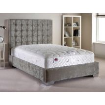 Aspire Furniture Copella 6FT Superking Fabric Bedframe,Velvet Fabric