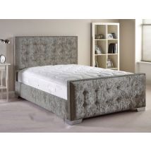 Aspire Furniture Delaware 5FT Kingsize Fabric Bedframe,Velvet Fabric