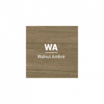 Plateau bureau sans passe-câbles 140x80 cm Walnut ambre - WA