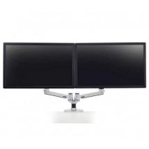 Bras double écran ergotron Argent