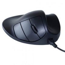 Souris ergonomique Hippus Filaire Noir Gaucher