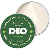 Awake Organics Fresh Vibes Natural Deodorant - Eucalyptus and Wild ...