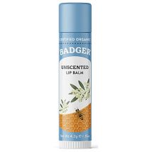 Badger Certified Organic Lip Balm Sticks (Unscented)