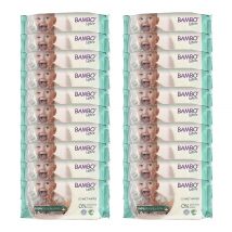 Bambo Nature 100% Biodegradable Wipes Economy Pack (1000 wipes)