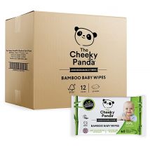 The Cheeky Panda Bamboo Baby Wipes Multipack 12 pack