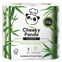 The Cheeky Panda Bamboo Kitchen Towel 2 rolls