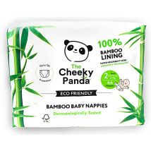 Cheeky Panda Eco-Friendly Bamboo Baby Nappies Size 2 (6.6 lbs -17.6...