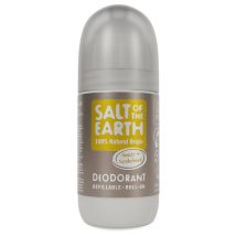 Salt of the Earth Refillable Roll-On Deodorant - Amber & Sandalwood
