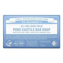 Dr. Bronner's Baby Mild Unscented Organic Soap Bar