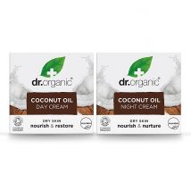 Dr Organic Virgin Coconut Oil Day & Night Cream Duo