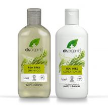 Dr Organic Tea Tree Shampoo & Conditioner Bundle